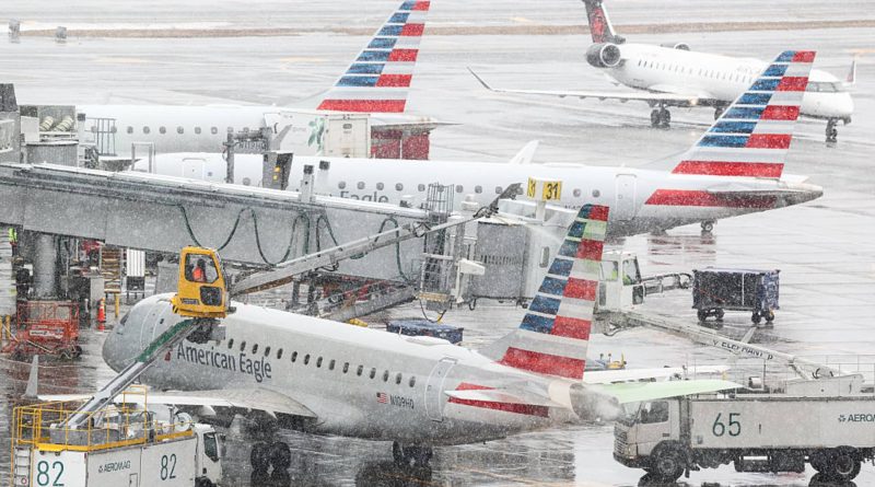 Airlines cancel thousands of flights as blizzard cripples East Coast airports